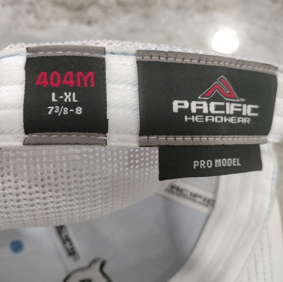 Boston Red Sox Light Blue Trucker Snapback Hat Pacific Headwear Flexfit Pro MLB - Picture 5 of 9